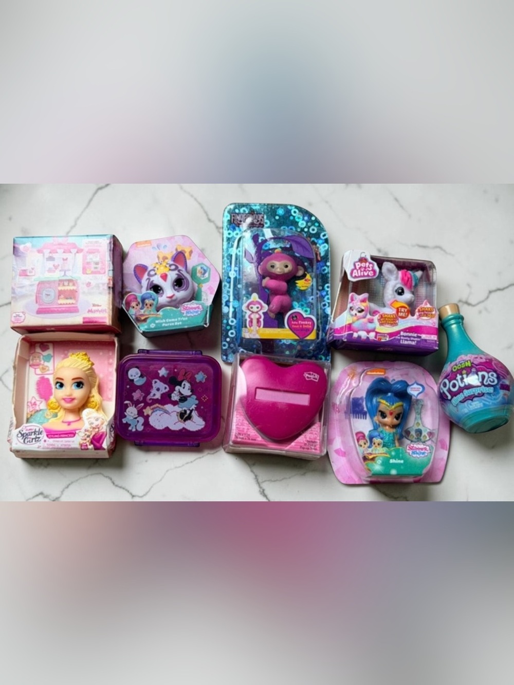 ZURU Mini Brands | Mixed Toy Bundle | Fingerlings Pets Alive Shimmer & Shine